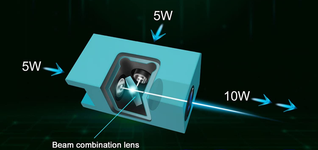 Software e test del Laser da 2,5W