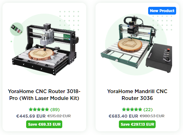 YoraHome Best DIY CNC Router With Laser