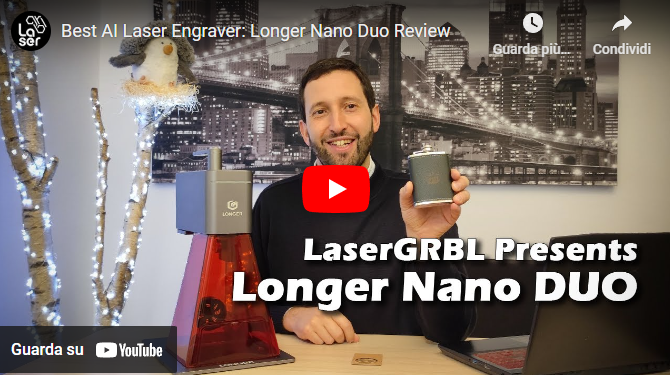 Longer Nano DUO - 20W + 2W IR portable engraver